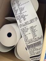 Precio de venta directo de fábrica Embalaje OEM Calidad Premium 57x40mm 48g Rollo de papel de caja registradora térmica