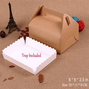 Cấp Thực Phẩm Trang Trí Kraft CuộN Thụy Sĩ Hộp Đóng Gói Quà Tặng Bánh Cupcake Bánh Quy Sô Cô La Hộp Container - Product Image 6