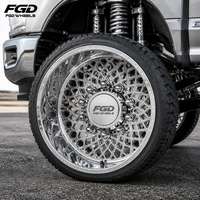 Jantes forgées monobloc concaves à déport profond pour poids lourds 20 22 24 26 28 30 pouces 8x170 8x165.1 pour F-150 F-250 F-350