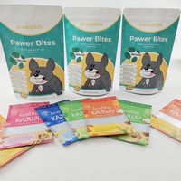 Sachets compostables imprimés sur mesure pour collations, bonbons, sucre, thé, sachet doypack refermable en papier kraft