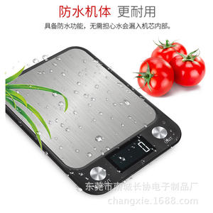 Báscula Digital de Cocina Personalizada de 10 kg, Báscula Electrónica de Plataforma de Acero Inoxidable para Alimentos y Repostería, Medición Precisa de Peso - Product Image 2