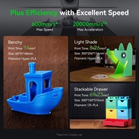 Imprimante 3D Creality Ender-3 V3 Plus, modèle grand format, haute vitesse, max 600 mm/s, double moteur, imprimante 3D triangulaire