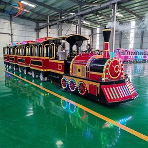 <span class=keywords><strong>Parc</strong></span> d'attractions pour enfants Fabricant de train électrique pour enfants Manèges en train touristique sans rail - Product Image 1