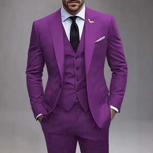 <span class=keywords><strong>Costume</strong></span> <span class=keywords><strong>homme</strong></span> neuf deux pièces <span class=keywords><strong>sur</strong></span> <span class=keywords><strong>mesure</strong></span>, veste de <span class=keywords><strong>costume</strong></span> à col et fermeture à un bouton, <span class=keywords><strong>costume</strong></span> <span class=keywords><strong>homme</strong></span> uni - Product Image 4