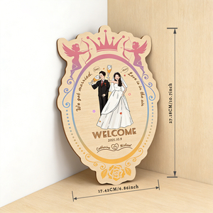 Targhe in Legno Personalizzate |   Decorazioni per matrimoni e feste, regali commemorativi per la casa, per San Valentino e anniversari - Product Image 3
