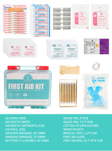 <span class=keywords><strong>Kit</strong></span> de Primeros Auxilios Preparado de 150 Piezas, Protección Profesional para Cortaduras Menores, Hogar, Oficina, Auto, Escuela, Negocios - Product Image 2