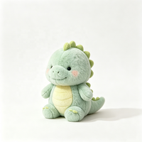 Peluche dinosaure OEM originale, personnalisée selon le design du client, animal en peluche sur mesure, produit de marque, mignonne et douce, rembourrée en coton PP et polyester