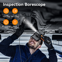 Vente en gros Full HD Inspection de tuyaux d'égout Caméra vidéo Outil de réparation Endoscope portable 2MP Écran de 5 pouces Endoscope industriel rigide de 8mm