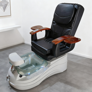 Modern Electric Professional Luxury Spa Massage Foot Pedicure Chair with Whirlpool Drainage Pump for Nail Salon - Product Image 1