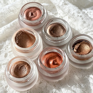 Fard à paupières crème monochrome original hautement pigmenté, scintillant et pailleté, pour le <span class=keywords><strong>maquillage</strong></span> des yeux et du visage des femmes - Product Image 3