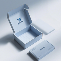 Boîtes d'emballage pliables en carton pour cadeaux, boîtes d'expédition, boîtes en carton ondulé pour vêtements avec logo unique