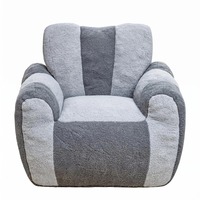 Fauteuil pouf confortable pour adultes et enfants - Canapé-lit moderne avec design color-block, couleur personnalisable pour l'école et l'atelier