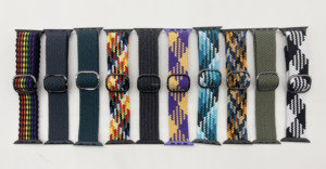 <span class=keywords><strong>Bracelet</strong></span> en <span class=keywords><strong>Tissu</strong></span> <span class=keywords><strong>Tressé</strong></span> Série 8 7 pour Apple Watch Ultra, <span class=keywords><strong>Bracelet</strong></span> <span class=keywords><strong>Tressé</strong></span> Nylon Réglable - Product Image 2