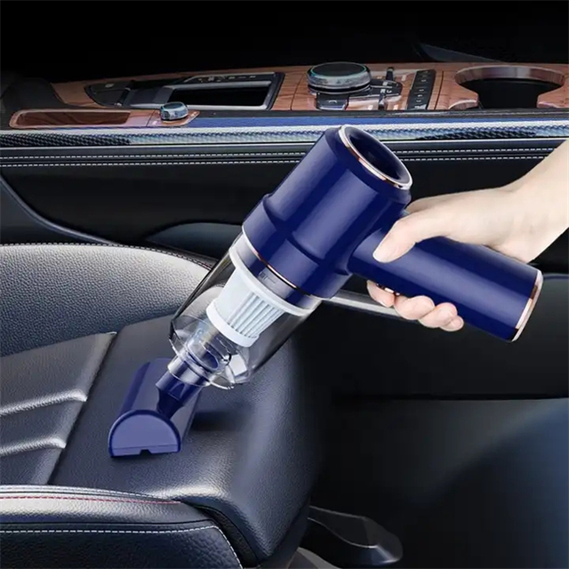 Usb Rechargeable Portable Vacuum Blue Mini Cordless Suction Handheld Auto Wireless Cleaner Home Charging Car Blower Clean Dust