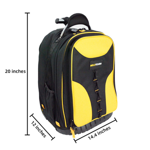 Drop Shipping Electrician <strong>Tool</strong> <strong>Bag</strong> Backpack <strong>Roller</strong> 37 Pockets with Hard EVA Base - Product Image 2