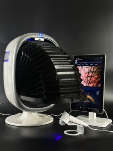 Analyseur 2-en-1 Feier 2026 O1 Pro 3D AI à 9 images pour la détection d'humidité du cuir chevelu, des cheveux et de la peau du visage, en acier inoxydable et ABS - Product Image 2