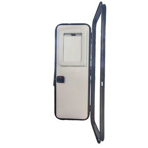 Puertas para Autocaravanas de Estilo Moderno con Ventana Corredera, Perfil de Aluminio, Puertas de Entrada Estilo Americano para Autocaravanas y Campers, 620x1800mm - Product Image 4