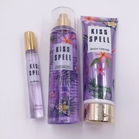 Nouveauté Original 3 pièces parfums coffret cadeau parfum fin brume rouleau parfum lotion pour le corps ensemble pour les femmes