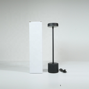 2026 Bureau-accessoire Slaapkamer Nachtkastje Studie Eetkamer Oplaadbare Draagbare Op batterijen werkende Led Touch Draadloze Tafellampen Luxe - Product Image 5