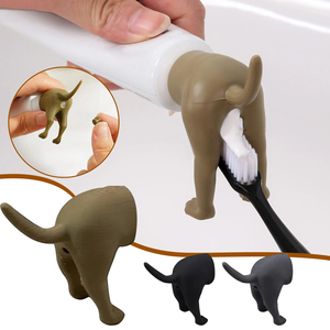 Wholesale Pooping Dog Butt <b>Toothpaste</b> Funny Squeezer Household Holder <b>Dispenser</b> for Kids Supplies - Product Image 1