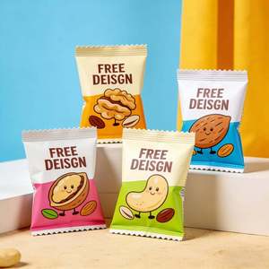 High Quality Back Seal <b>Bags</b> Aluminum Foil Smell Proof for Chocolate Candy Snack Mylar <b>Bags</b> Food Grade - Product Image 2