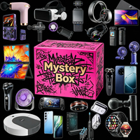 Coffret mystère électronique 2 pièces avec tablette PC, montre connectée, écouteurs, console de jeu, appareils technologiques aléatoires, cadeau de déballage chanceux