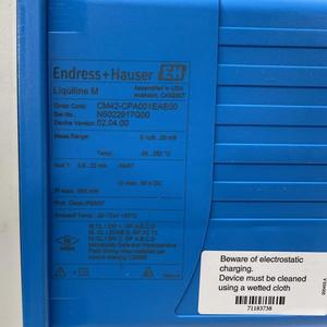 Medidor Multiparamétrico de Líquidos E+H CM42 con Acero Inoxidable 316L IP67/IP68 para Automatización Industrial 4.0, Industria Química y Farmacéutica - Product Image 4