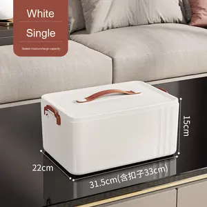 Caja de almacenamiento de Medicina de primeros auxilios portátil de gran capacidad para el hogar, caja de medicina transparente grande de plástico portátil multicapa - Product Image 6