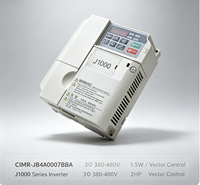 CIMR-JB4A0007BBA J1000 AC Drive Compact Variable Frequency Drive HD2.2KW/ND3.0KW 3Phase 400V VFD IP20 Konveyor Kipas Pompa Kecil