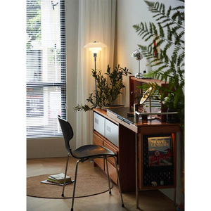 Dressing <b>Table</b> And Drawer Unit In Cherry Wood With Storage For Bedroom Use - Product Image 1