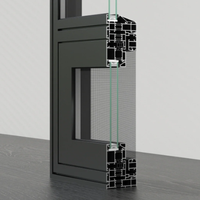 Ventanas Corredizas de UPVC Resistentes a Huracanes con Doble Acristalamiento Resistente a Impactos y Refuerzo de Acero Galvanizado para Edificios Costeros