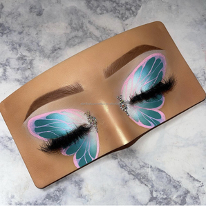 <strong>Make</strong> <strong>up</strong> Head Flat Practice Training Face Manikin Cosmetology Eyelash Extension Mannequin Face Makeup <strong>Dummy</strong> - Product Image 3