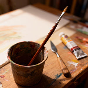 10 triangulaire Manche En Bois <span class=keywords><strong>Miniature</strong></span> Détail Pinceau Ensemble pour des Détails Fins et Peinture Rupestre - Product Image 6