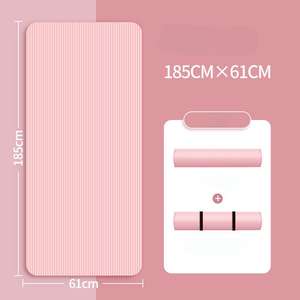 Tapis de <span class=keywords><strong>yoga</strong></span> NBR épaissi et élargi, 8 mm d'épaisseur, 620 g, <span class=keywords><strong>pour</strong></span> femmes débutantes, usage domestique, hommes, sport, danse, équipement de sol - Product Image 4