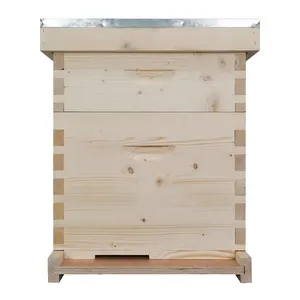 Ahşap arı kovanı kutusu arı kovanları Dadant arı kovanı