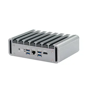 6lanミニpcファンレスミニPCDDR4i3i5i7 VPNルーターサーバーpfsense firewalMINIコア産業用ベアボーンNucコンピューター4USB3.0