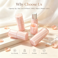 ISMAN Luxe 6g Stick de blush hexagonal, Tube de fond de teint vide, Boîtier de correcteur hexagonal, Vente en gros, Marque privée, Emballage ABS PP Professionnel