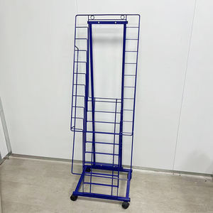 Support métallique personnalisé avec roulettes pour l'affichage d'affiches et de bandes dessinées - Product Image 4