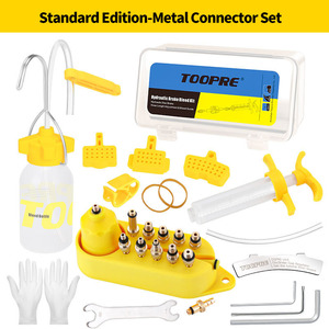 Kit <span class=keywords><strong>de</strong></span> Purgado <span class=keywords><strong>de</strong></span> <span class=keywords><strong>Frenos</strong></span> para Bicicleta <span class=keywords><strong>de</strong></span> Montaña TOOPRE, Herramienta <span class=keywords><strong>de</strong></span> Reparación <span class=keywords><strong>de</strong></span> <span class=keywords><strong>Frenos</strong></span> <span class=keywords><strong>de</strong></span> Disco Hidráulicos para Bicicleta <span class=keywords><strong>de</strong></span> Carretera, Compatible con SRAM, <span class=keywords><strong>SHIMANO</strong></span>, MAGURA, Avid, XTECH, ZOOM - Product Image 4