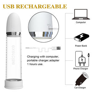 Pompa per Pene in <span class=keywords><strong>Silicone</strong></span> a 5 Modalità, <span class=keywords><strong>Dildo</strong></span> per Esercizi Maschili, Macchina del Sesso - Product Image 5
