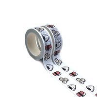 Fabricant d'autocollants en papier de masquage pour la décoration Impression personnalisée Logo Papeterie Masquage Washi Tape
