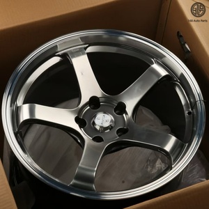 ล้อแม็กซ์แต่งสีเทาขนาด 168 คัสตอม <span class=keywords><strong>18</strong></span> 19 20 21 22 นิ้ว 5x120 5x114.3 5x112 สำหรับรถแข่ง รุ่น <span class=keywords><strong>Te37</strong></span> ผลิตจากอะลูมิเนียมฟอร์จ สำหรับ Cadillac Tesla 3 Y S benz Jeep - Product Image 4