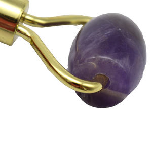 Tinh thể đá quý thạch anh tím <span class=keywords><strong>massage</strong></span> mặt con lăn <span class=keywords><strong>massage</strong></span> mặt tự giúp <span class=keywords><strong>massage</strong></span> - Product Image 3