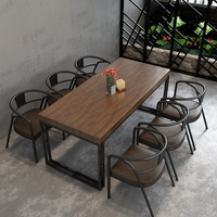 Ensemble de table et de chaises de salle à manger en bois moderne classique à 4 places, vente en gros d'usine, pas cher