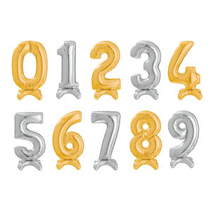 بالونات أرقام للبيع بالجملة 16 32 40 بوصة شعار مطبوع بالونات رقائق الألومنيوم الهيليوم ديكورات حفلات ديكور حدث عيد ميلاد غلوبوس - Product Image 5