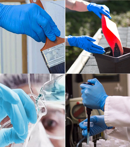 Gants en nitrile jetables, épaisseur 6 mil, imperméables, avec bouts des doigts texturés, sans silicone, sans poudre, non stériles - Product Image 6