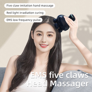 Masajeador Eléctrico de Cuero Cabelludo EMS con Luz Roja, Masajeador de Cabeza Impermeable con Múltiples Modos, Rascador de Cabeza para Regalo - Product Image 3