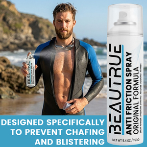 Spray anti-frottement pour hommes, protection longue durée contre les ampoules, prévention des frottements corporels, lubrifiant cutané continu, vente en gros - Product Image 2