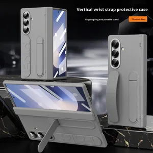 Für Samsung Galaxy Z Fold 7 Hülle mit Scharnier, Armband, Stiftfach, gehärtetem Glas und Halterung – Stoßfester Schutz für Fold 6 5 <span class=keywords><strong>4</strong></span> 3 - Product Image 5