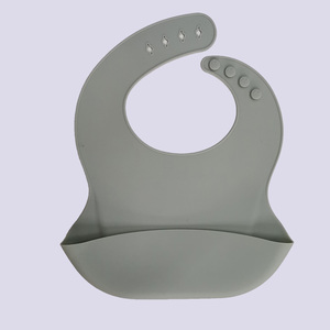 SANS BPA De Qualité Alimentaire FDA Étanche Facilement <span class=keywords><strong>Ramasse</strong></span>-<span class=keywords><strong>miettes</strong></span> Conception Fille et Garçon Bébé Bavoirs En Silicone - Product Image 5